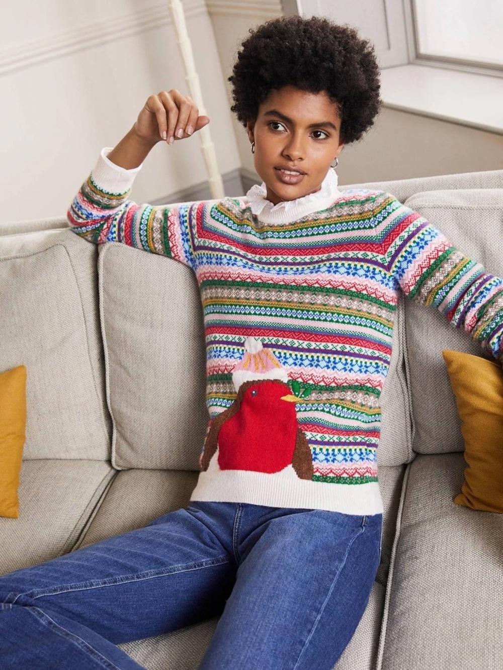Boden Fair Isle Cozy Sweater